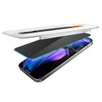 Затъмняващ Протектор за Google Pixel 10 Pro XL/ 9 Pro XL Spigen Privacy Glass tR EZ Fit 2бр., Черен - 5