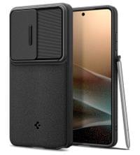 Противоударен Калъф за Samsung S26 Ultra, Spigen Optik Armor Case, Черен - 1