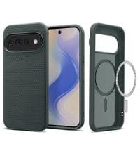 Magsafe Калъф за Google Pixel 11 Pro XL, Spigen Liquid Air Mag Fit Case, Зелен - 1