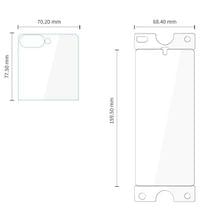 Комплект Протектори за Samsung Z Flip 8, Tech-Protect Easy Set Foil & Glass Fit+, Прозрачен - 7 Комплект Протектори за Samsung Z Flip 8, Tech-Protect Easy Set Foil & Glass Fit+, Прозрачен - 7