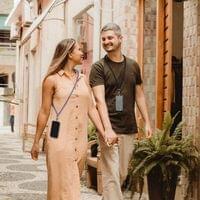 Връзка за Носена на Телефон, Universal Lanyard 0.7m, Лилав - 2