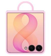 Оригинален Калъф Samsung Z Flip 8, Silicone Ring Magnet Case EF-EF776CVEGWW, Розов - 4