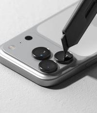 Протектор за Камерата на iPhone 18 Pro Max/ 18 Pro, Ringke Cam Lens Frame Glass 2бр., Черен - 6 Протектор за Камерата на iPhone 18 Pro Max/ 18 Pro, Ringke Cam Lens Frame Glass 2бр., Черен - 6