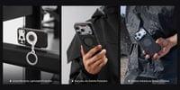Magsafe Противоударен Kалъф за iPhone 18 Pro Max, Aulumu A18 Rugged Outdoor Case, Сив - 8 Magsafe Противоударен Kалъф за iPhone 18 Pro Max, Aulumu A18 Rugged Outdoor Case, Сив - 8