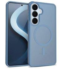 Magsafe Калъф за Samsung S26, Crong Hybrid Matte Magnetic Case, Син - 1