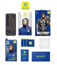 Затъмняващ-Матов Стъклен Протектор за iPhone 16 Pro, Blueo Privacy &amp;amp; Matte Glass, Черен - 3