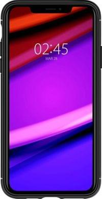 Противоударен Силиконов Калъф за iPhone 11, Spigen Rugged Armor Case, Черен - 2
