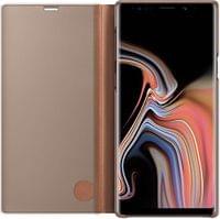 Оригинален Активен Калъф за Samsung Note 9 Clear View Cover Book Case EF-ZN960CAEGWW, Кафяв - 2