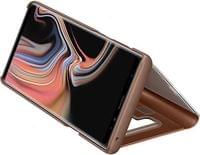 Оригинален Активен Калъф за Samsung Note 9 Clear View Cover Book Case EF-ZN960CAEGWW, Кафяв - 4