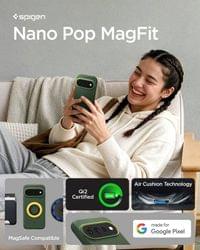 Magsafe Калъф за Google Pixel 11 Pro XL, Spigen Nano Pop Case Avo Green, Зелен - 10 Magsafe Калъф за Google Pixel 11 Pro XL, Spigen Nano Pop Case Avo Green, Зелен - 10