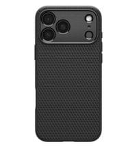 Противоударен Калъф за iPhone 18 Pro Max, Spigen Liquid Air Case, Черен - 1