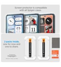 Стъклен Протектор за Nothing Phone 3A Pro/ 3A, Spigen EZ Fit Glass tR, Прозрачен - 6
