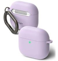 Калъф за Слушалки за Apple Airpods 4, Ringke Silicone Case, Лилав - 1