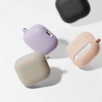 Калъф за Слушалки за Apple Airpods 4, Ringke Silicone Case, Лилав - 3