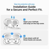 Силиконов Калъф за Apple Airpods Pro 3, Spigen Liquid Crystal Clear Case, Прозрачен - 10