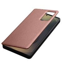 Активен Кожен Калъф за Samsung S25 Ultra, Qialino Smart View Book Case, Кафяв - 7