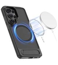 Magsafe Калъф с Поставка за Samsung S26 Ultra, Tech-Protect Magrack Case, Черен - 2