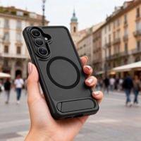 Magsafe Калъф с Поставка за Samsung S26 Plus, Tech-Protect Magrack Case, Черен - 5 Magsafe Калъф с Поставка за Samsung S26 Plus, Tech-Protect Magrack Case, Черен - 5