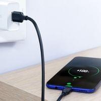 Къс USB-C към USB-A Кабел за Външна Батерия, Ugreen 3A 18W 0.25m, Черен - 2