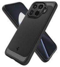 Противоударен Калъф за Xiaomi 15T Pro, Spigen Rugged Armor Case, Черен - 9