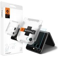 Протектор за Външния Дисплей на Samsung Z Flip 8, Spigen Ez Fit Glass, Прозрачен - 0