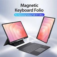 Калъф с Клавиатура за Samsung Tab S11 Ultra, Dux Ducis Keyboard 2in1 Case, Черен - 8