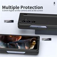 Калъф с Писалка за Samsung Z Fold 4, GKK Stylus Hard Case, Черен - 5