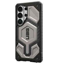 MagSafe Противоударен Калъф за Samsung S26 Ultra, UAG Monarch Pro Carbon Fiber Case Tiatanium, Сив - 2
