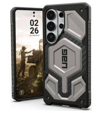 MagSafe Противоударен Калъф за Samsung S26 Ultra, UAG Monarch Pro Carbon Fiber Case Tiatanium, Сив - 3