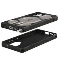 MagSafe Противоударен Калъф за Samsung S26 Ultra, UAG Monarch Pro Carbon Fiber Case Tiatanium, Сив - 6