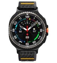 Текстилна Каишка за Samsung Watch 8/ 8 Classic 40/ 44/ 46mm, Spigen Athlex Air Band, Черен - 2 Текстилна Каишка за Samsung Watch 8/ 8 Classic 40/ 44/ 46mm, Spigen Athlex Air Band, Черен - 2