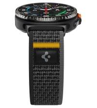Текстилна Каишка за Samsung Watch 8/ 8 Classic 40/ 44/ 46mm, Spigen Athlex Air Band, Черен - 5 Текстилна Каишка за Samsung Watch 8/ 8 Classic 40/ 44/ 46mm, Spigen Athlex Air Band, Черен - 5
