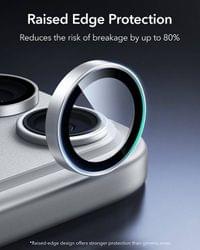 Протектор за Камерата на iPhone 18 Pro Max/ 18 Pro, ESR Armorite Camera Lens Glass, Сребрист - 2