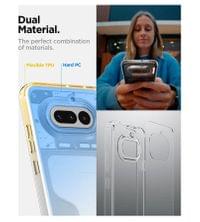 Противоударен Калъф за Nothing phone 4A, Spigen Ultra Hybrid Case, Прозрачен - 6 Противоударен Калъф за Nothing phone 4A, Spigen Ultra Hybrid Case, Прозрачен - 6