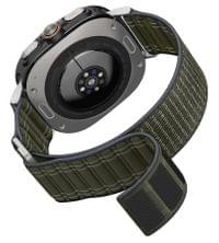 Текстилна Каишка за Samsung Watch Ultra 1/2 47mm, Spigen WBF0 Band, Зелен - 8 Текстилна Каишка за Samsung Watch Ultra 1/2 47mm, Spigen WBF0 Band, Зелен - 8
