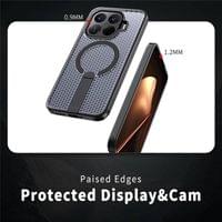 Magsafe Калъф за Xiaomi 17T, GKK Kickstand Magnetic Vent Case, Черен - 3