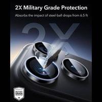 Протектор за Камерата на iPhone 18 Pro Max/ 18 Pro, ESR Armorite Camera Lens Glass, Прозрачен - 3 Протектор за Камерата на iPhone 18 Pro Max/ 18 Pro, ESR Armorite Camera Lens Glass, Прозрачен - 3