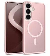 Magsafe Калъф за Samsung S26, Crong Hybrid Matte Magnetic Case, Розов - 1