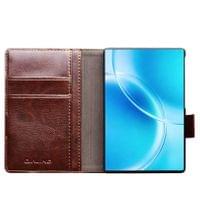 Кожен Калъф за Samsung Z Fold 8, Qialino Leather Book Case, Кафяв - 4