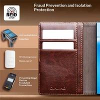 Кожен Калъф за Samsung Z Fold 8, Qialino Leather Book Case, Кафяв - 6