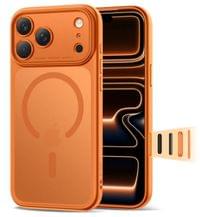 Magsafe Калъф за iPhone 17 Pro, Tech-Protect MagPeak Matte Cosmic Orange Case, Оранжев - 1