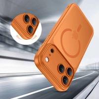 Magsafe Калъф за iPhone 17 Pro, Tech-Protect MagPeak Matte Cosmic Orange Case, Оранжев - 4