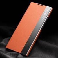 Активен Калъф за Samsung Note 20 Ultra, Qialino Smart Book Case, Черен - 3 Активен Калъф за Samsung Note 20 Ultra, Qialino Smart Book Case, Черен - 3
