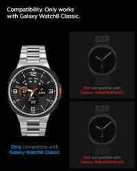 Стъклен Протектор за Samsung Watch 8 Classic 46mm, Spigen EZ Fit Glass 2бр., Прозрачен - 4