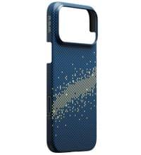 Magsafe Калъф за iPhone 17 Pro Max, Pitaka Edge Milky Way Galaxy Case, Син - 4