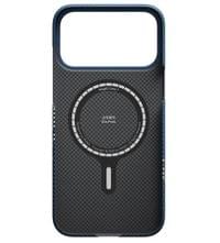 Magsafe Калъф за iPhone 17 Pro Max, Pitaka Edge Milky Way Galaxy Case, Син - 5
