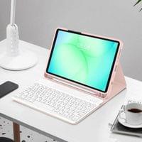 Калъф с Клавиатура за Samsung Tab A11 / A9 8.7", Tech-Protect SC Pen Keyboard Case, Розов - 2 Калъф с Клавиатура за Samsung Tab A11 / A9 8.7", Tech-Protect SC Pen Keyboard Case, Розов - 2