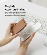 Magsafe Калъф за iPhone 12/Pro, Ringke Fusion Matte Case, Прозрачен - 6 Magsafe Калъф за iPhone 12/Pro, Ringke Fusion Matte Case, Прозрачен - 6