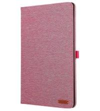 Калъф за Lenovo Idea Tab Plus 12.1 TB-361, Tri-Fold Leather Card Case, Розов - 4 Калъф за Lenovo Idea Tab Plus 12.1 TB-361, Tri-Fold Leather Card Case, Розов - 4