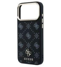 Magsafe Калъф за iPhone 18 Pro/ 17 Pro, Guess Peony 4G Small Logo Case, Черен - 4 Magsafe Калъф за iPhone 18 Pro/ 17 Pro, Guess Peony 4G Small Logo Case, Черен - 4